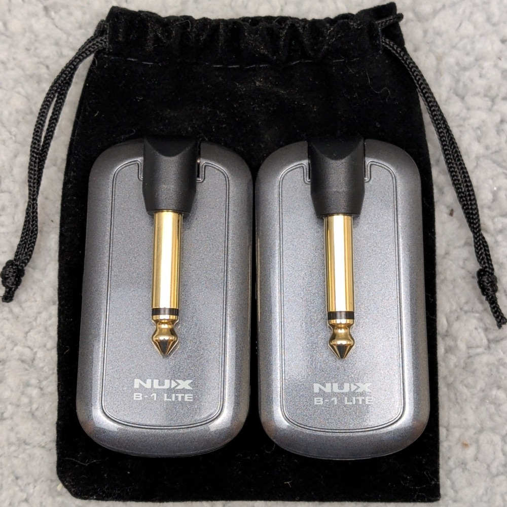 NUX B-1 LITE 2.4GHz Guitar Wireless System Black With Bag B1Lite